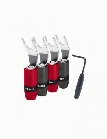 Set 4 Mufe spada Audioquest SureGrip 300 Silver