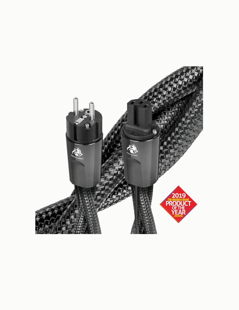 Cablu alimentare Audioquest DRAGON C15 High Current, DBS Carbon,1.5m