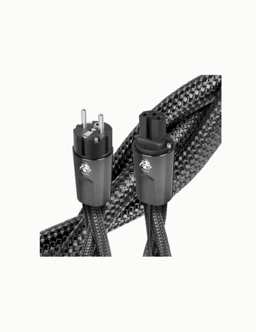 Cablu alimentare Audioquest DRAGON Source C15, DBS Carbon,1.5m