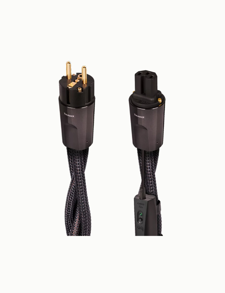 Cablu alimentare Audioquest THUNDER C15 High Current, DBS Black