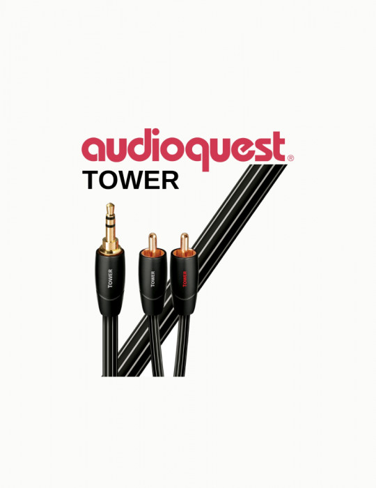 Cablu audio 3.5mm - 2RCA AudioQuest Tower