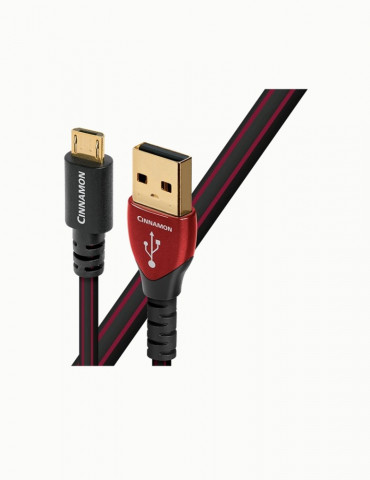 Cablu USB-A la USB-Micro AudioQuest Cinnamon 0.75m