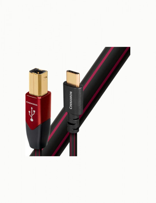 Cablu USB-C 2.0 la USB-B AudioQuest Cinnamon