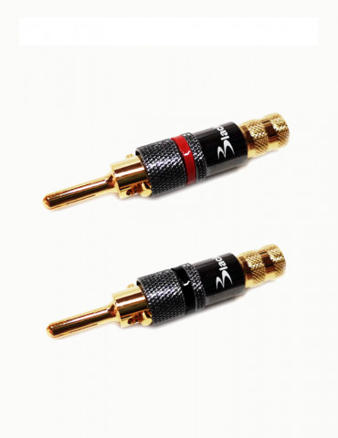 Black Rhodium Lock Plugs Gold