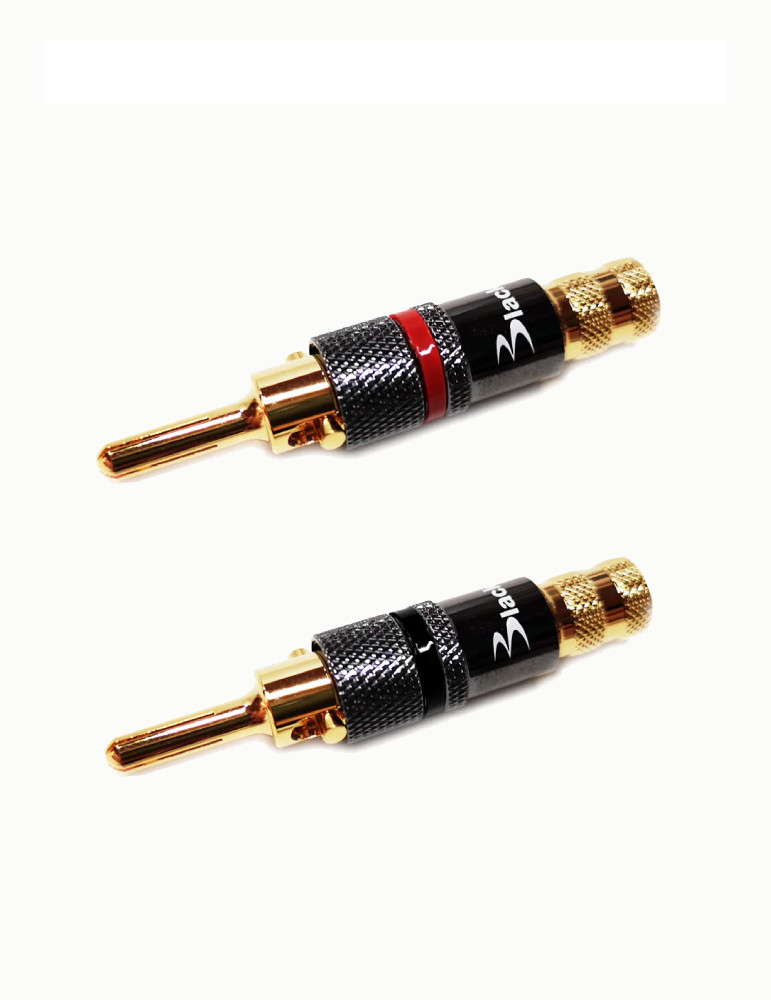 Black Rhodium Lock Plugs Gold