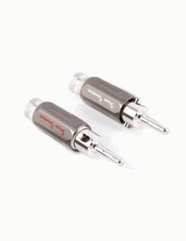 Black Rhodium Locking Plug Rhodium Plated