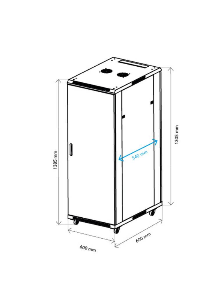 Norstone Rack 27U - 19"