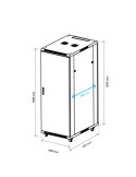 Norstone Rack 27U - 19"