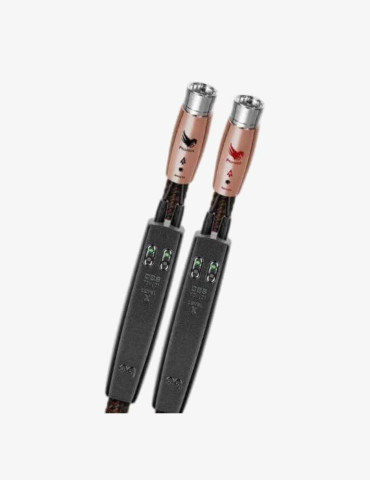 Cablu 2XLR - 2XLR AudioQuest Pegasus, Level 6 noise Dissipation with Graphene, Solid PSC+