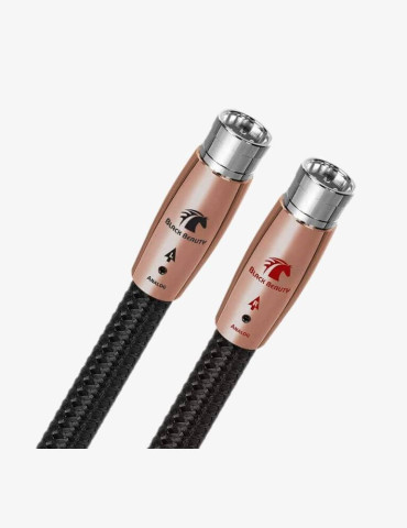 Cablu audio 2XLR - 2XLR AudioQuest Black Beauty