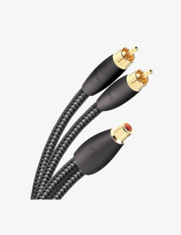 Splitter 1xRCA mama la 2xRCA tata Audioquest F22M-FLX-X, 15cm