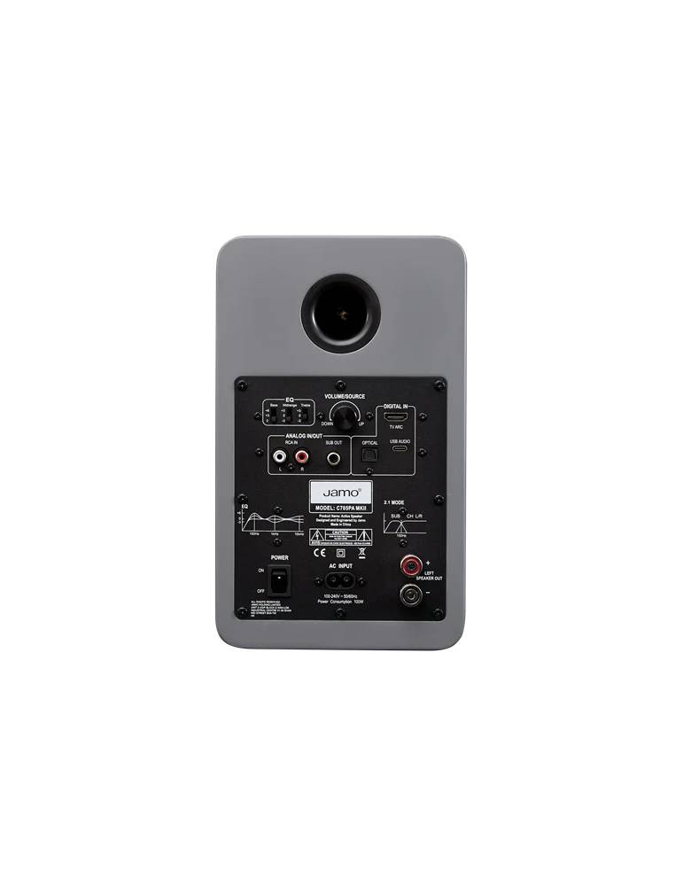 Boxe Active Jamo C705PA MKII grey back