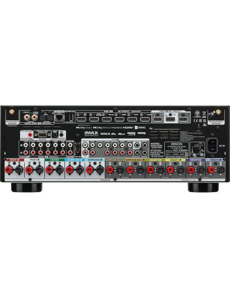 Denon AVC-X3900H back